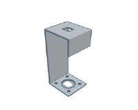 Gancho curto para luminária