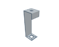 Gancho longo para luminária