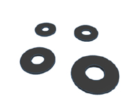 Arruela lisa galvanizada à fogo