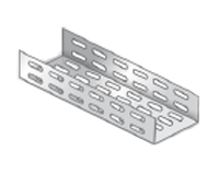 Eletrocalha tipo "U" lisa/perfurada